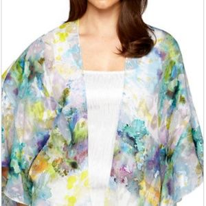 NWT ALEX EVENINGS Printed TWINSET size S
